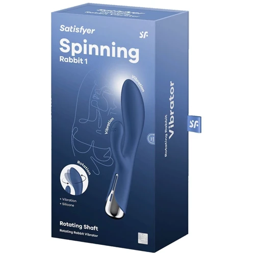 Вибратор-кролик Satisfyer Spinning Rabbit 1 Blue