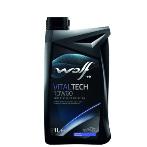 Моторное масло WOLF VITALTECH 10W60 1Lx12: Тип Полусинтетическое
