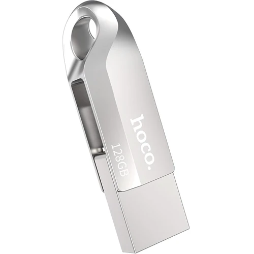 USB-флешка Hoco 128GB UD8 Dual USB/Type-C Silver: Максимальна швидкість запису, МБ / с 40