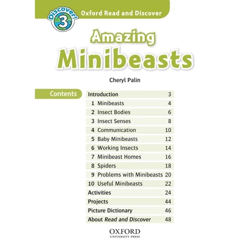 Oxford Read and Discover 3: Amazing Minibeasts: Кількість сторінок 48