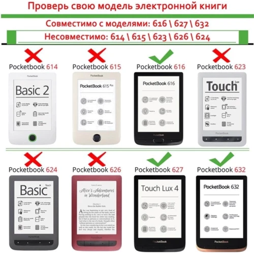 Аксесуар до електронної книги AirOn Premium Do not touch для Pocketbook 616/627/632 (6946795850181): Додатково Размеры: 164 х 114 х 10 см