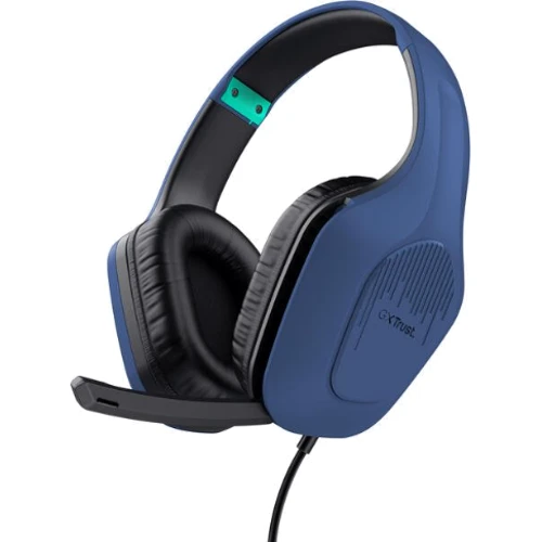 Наушники Trust GXT 415 Zirox 3.5mm Blue (24991): Тип крепления оголовные