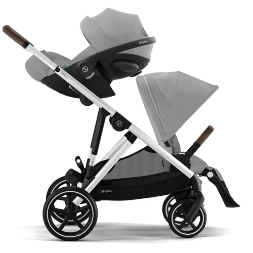Прогулянковий візок Cybex Gazelle S SLV Stone Grey (524001289): Можливість встановлення люльки есть