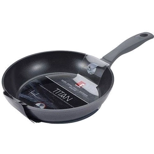 Сковорода Bergner Titan BG-7927-GY 28 см (00000025238): Антипригарное покрытие FUSION TI