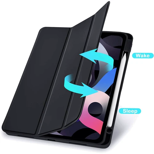 Аксесуар для iPad BeCover Direct Charge Pen with Pencil mount Black for iPad 10.9 (2022 / 2024) / iPad 11 2025: Матеріал штучна шкіра