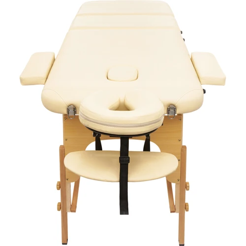 Массажный стол 4FIZJO Massage Table+ Wood W60 Beige (TABLE+W60BEIGE)