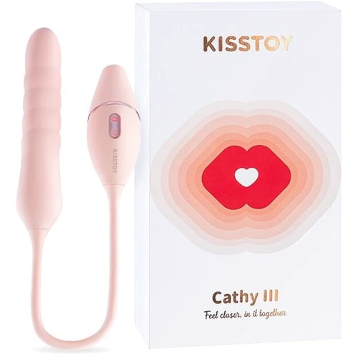 Пульсатор с вакуумным стимулятором KissToy Cathy III Pink