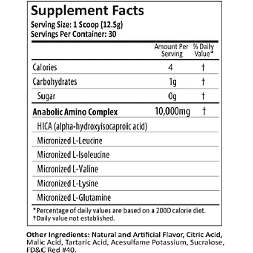 Амінокислота для спорту Nutrabolics Anabolic State 375 g /30 servings/ Grape: Смак Виноград