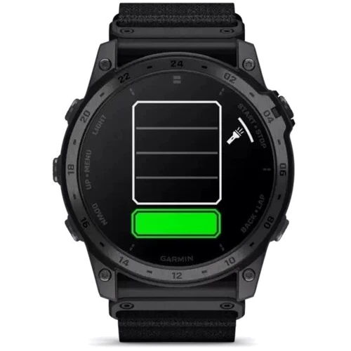Смарт-часы Garmin Tactix 7 Amoled Edition Nylon Band (010-02931-01): Время работы до 31 дня