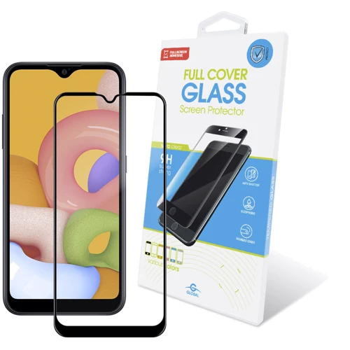 

Global Tempered Glass Full Glue Black for Samsung A015 Galaxy A01