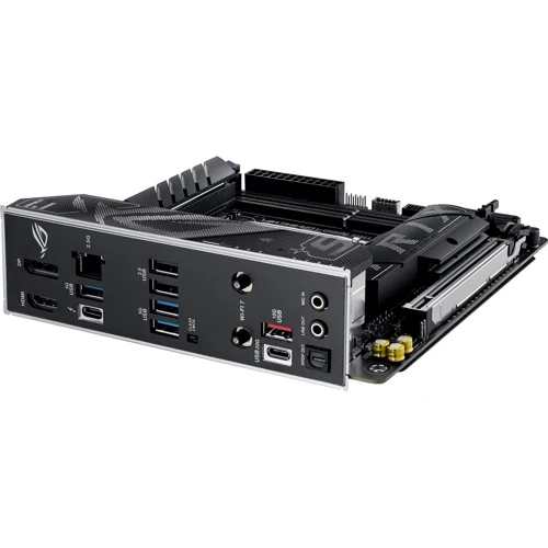 ASUS ROG STRIX B860-I GAMING WIFI UA: Разъемы на плате USB 3.2 Gen 2, USB 3.2 Gen 1, USB 2.0, M.2, SATA 3.0