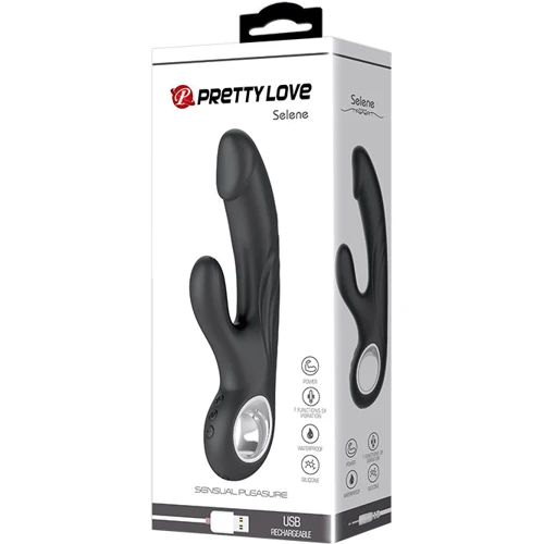 Вибратор LYBAILE Pretty Love Selene Vibrator Black