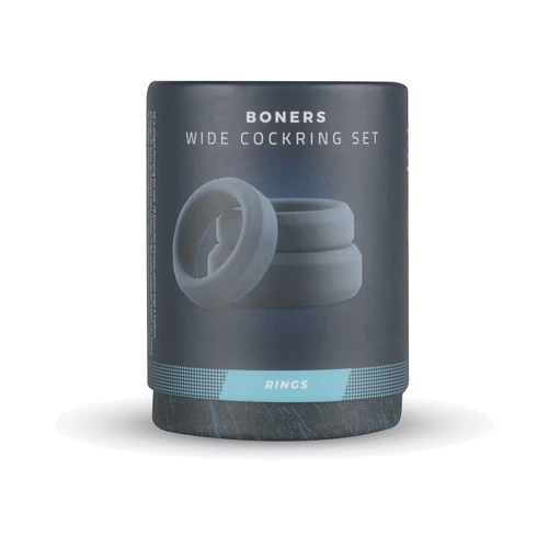 Набор эрекционных колец Boners 3 Ring kit (flat rings)