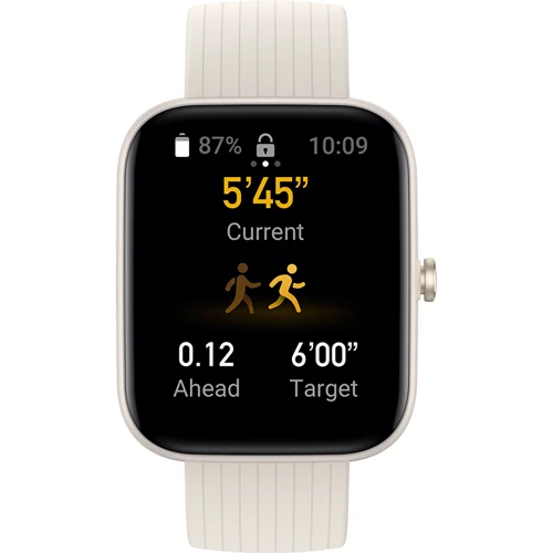 Смарт-часы Amazfit Bip 3 Pro Cream: Дисплей 1.69" TFT (240х280) / 218 ppi