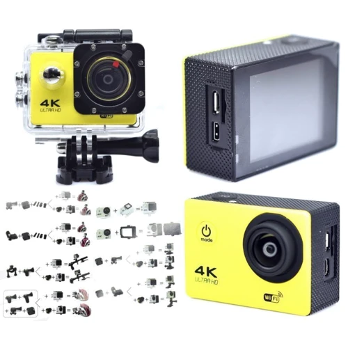 Экшн камера AXNEN H9 4K Yellow: Тип Экшн-камерa