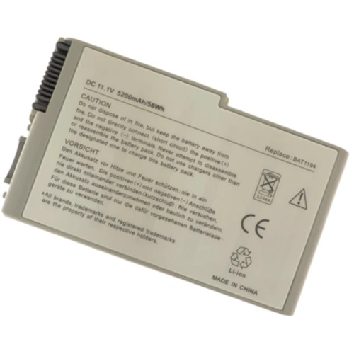 Батарея для ноутбука Dell BAT1194 Latitude D600 11.1V Grey 5200mAh OEM (902528): Напруга, В 11.1