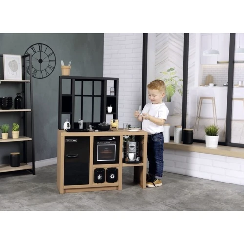 Интерактивная кухня Smoby Toys Лофт c кофемашиной аксессуарами и звуковым эффектом (312600) фото 13