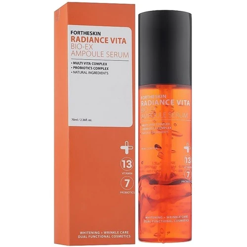 Fortheskin Radiance Vita Bio-EX Ampoule Serum Сыворотка для лица с эффектом лифтинга 70 ml: Время применения Универсальный