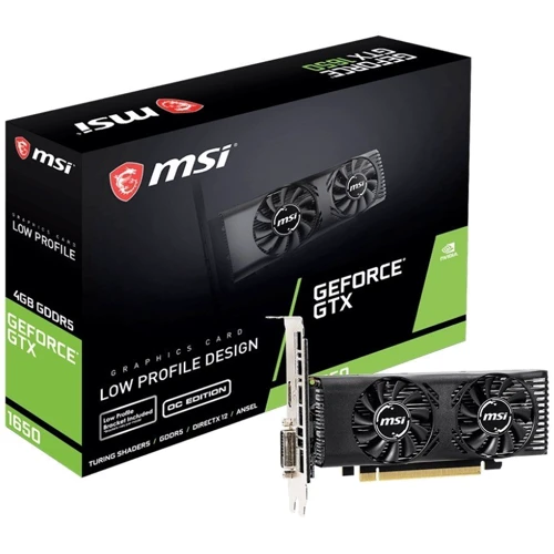 Видеокарта MSI GeForce GTX 1650 4GT LP OC