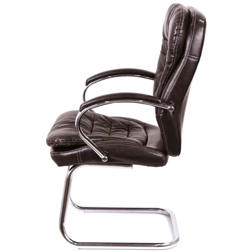 Крісло конференційне АКЛАС Валенсія CF (XY-7004G-1) Коричневий (PU Dark Brown) (00161483)