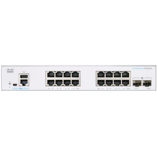 Сетевой коммутатор Cisco CBS350-16T-2G-EU