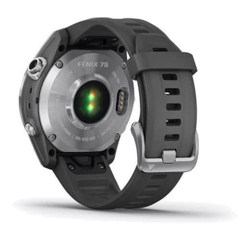 Смарт-часы Garmin Fenix 7S Silver with Graphite Band (010-02539-01) фото 9