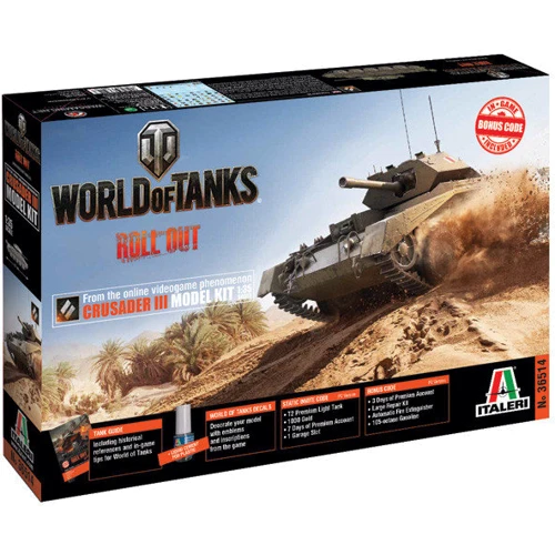 Модель Italeri Світ Танків - Британський середній танк Crusader III (IT36514)