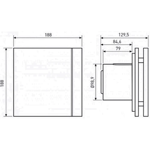 Витяжний вентилятор Soler & Palau SILENT-200 CHZ SILVER DESIGN - 3C: Призначення побутовий