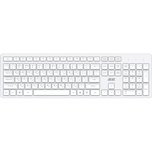 Клавиатура 2E KS260 White (2E-KS260WWH_UA)
