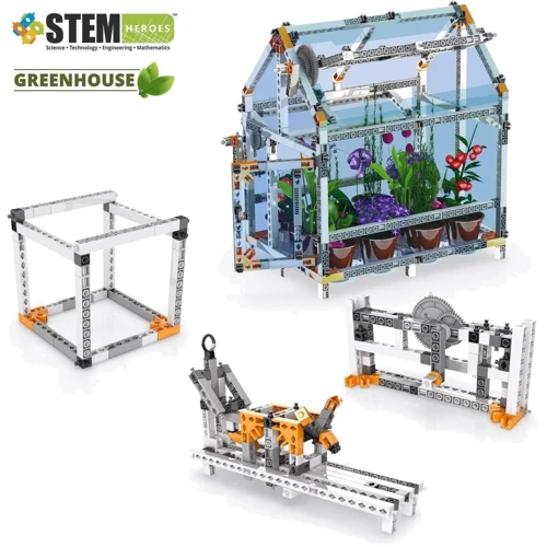 Конструктор Engino Stem Мини-теплица на 9 горшков (STH81): Рекомендуемый возраст от 8 лет