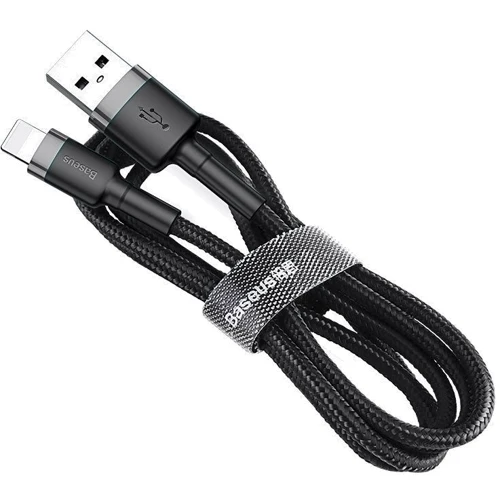 Кабель Baseus USB Cable to Lightning 2A 3m Gray/Black (CALKLF-RG1): Тип USB Cable - Lightning