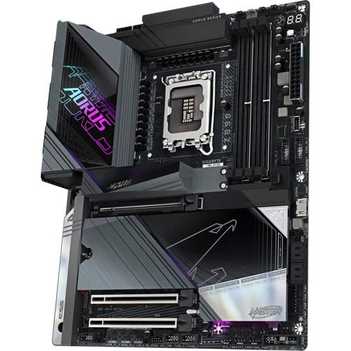 Gigabyte Z890 AORUS MASTER: Роз'єми на платі SATA 3.0, USB Type-C, USB 3.2 Gen 1, USB 2.0, M.2
