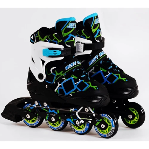 Роликовые коньки Best Roller Black-Green (116487)