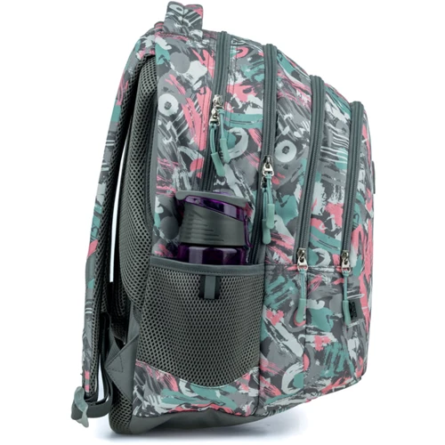 Рюкзак для міста та навчання GoPack Education Teens Abstraction GO22-162L-3: Спинка Ортопедичне (анатомічна)