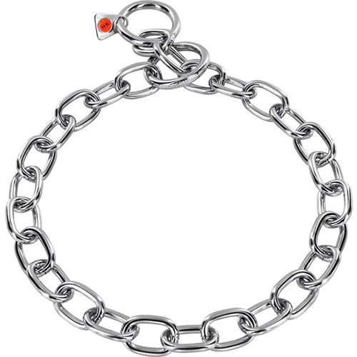 Ошейник для собак Sprenger Extra Strong Collar Medium Link среднее звено 4 мм нержавеющая сталь 74 см (41156)