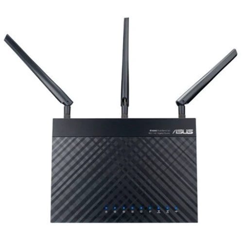 Маршрутизатор Wi-Fi ASUS RT-AC66U: Інтерфейс підключення (LAN-порт) 4 x 10/100/1000 BASE-TX Gigabit Ethernet (MDI/MDIX)
