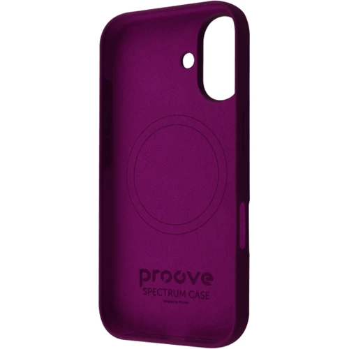 Чехол для iPhone Proove Spectrum Case with Magnetic Ring Grape Purple for iPhone 16: Цвет фиолетовый