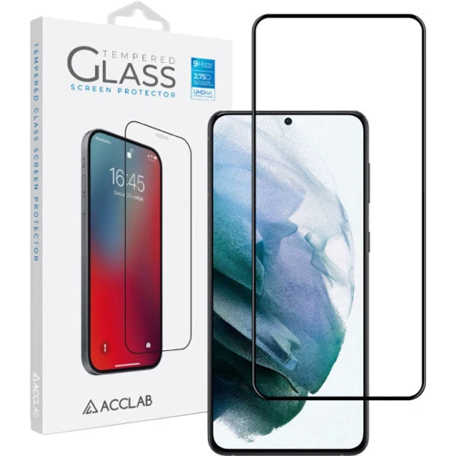 Аксесуар для смартфона ACCLAB Tempered Glass Full Glue Black for Samsung G996 Galaxy S21 +
