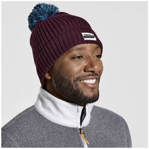 Шапка Saucony RESTED POM BEANIE UNI sundown (800031-SU) фото 2