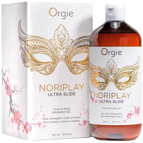 Гель для NURU-масажу Orgie – Noriplay Ultra Slide (500 мл), екстракт морських водоростей, простирадло