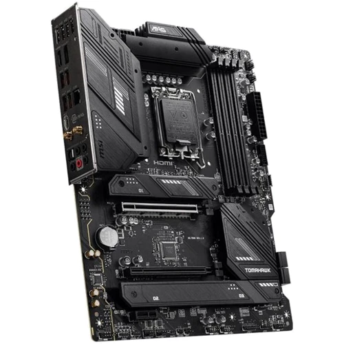 MSI MAG B760 TOMAHAWK WIFI DDR4: Разъемы на плате SATA 3.0, M.2