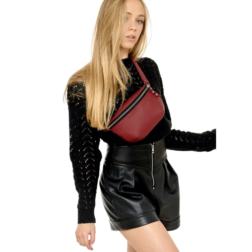 Сумка жіноча Sambag Polo SQS бордова (86123005)