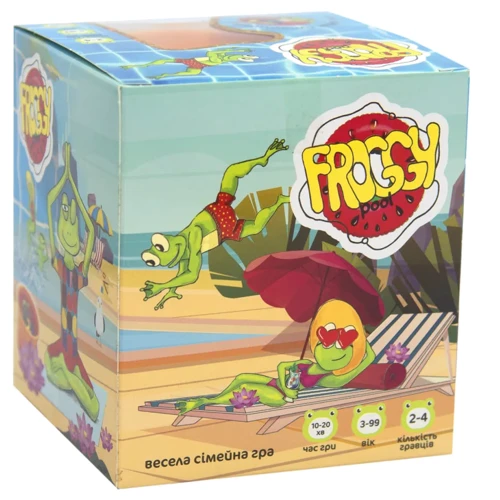 Настольная игра Strateg Froggy Pool укр. (30352)