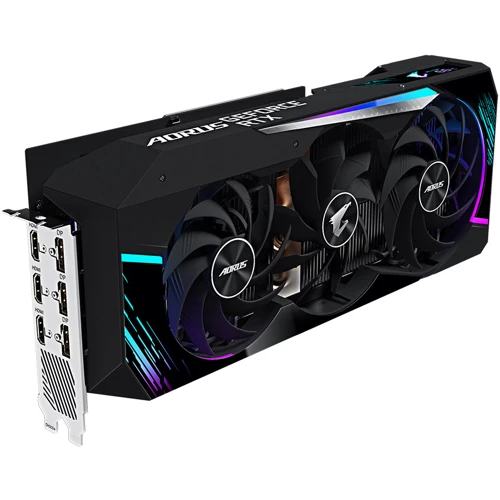Видеокарта GIGABYTE AORUS GeForce RTX 3080 MASTER 12G (GV-N3080AORUS M-12GD): Объем памяти, Гб 12