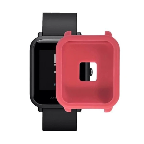 Чехол Xiaomi Silicone Protective Case for Amazfit Bip Pink (AMZBPCASE-LRS) фото 4