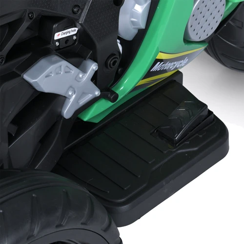 Дитячий триколісний електромотоцикл Bambi 70W зелений (M 5806EL-5)