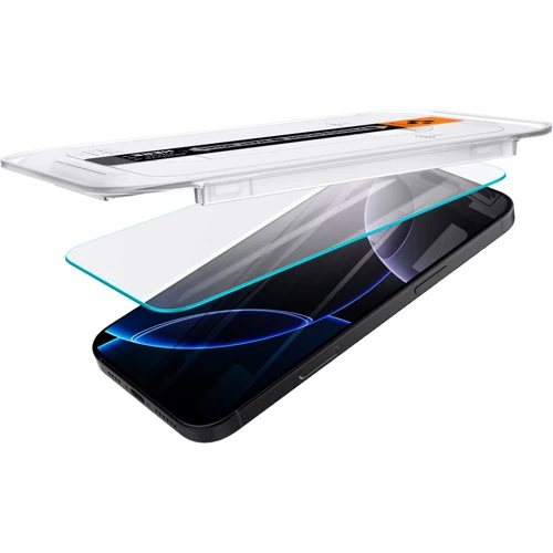 Защитное стекло для iPhone Spigen Tempered Glass EZ FIT GLAS.tR SLIM 2 Pack (AGL07928) for iPhone 16 Pro фото 9