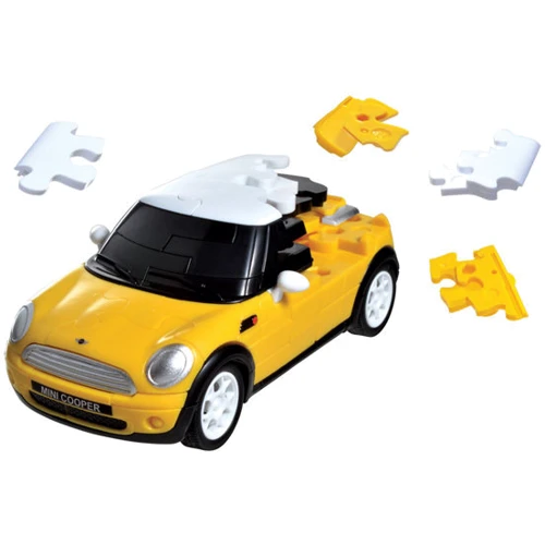 Mini Cooper Yellow 3D пазл Eureka