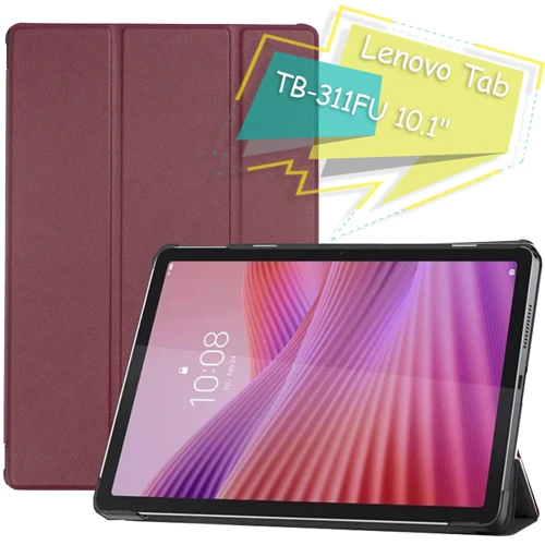 Аксессуар для планшетных ПК BeCover Smart Case Red Wine for Lenovo Tab TB-311FU (713112): Цвет бордовый