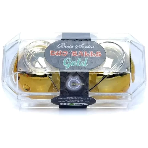 Вагинальные шарики BOSS Duo balls Gold, BS6700022